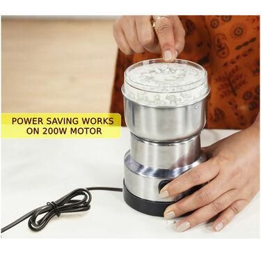 Electric Smash Machine, Multifunction Small Food Grinder Grain Grinder, Portable Coffee Bean Grinder