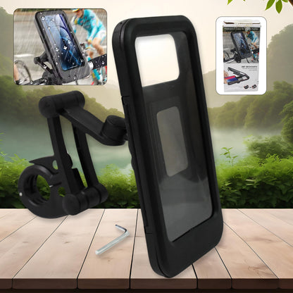 360 Rotation Bike Phone Mount Waterproof Cell Phone Holder