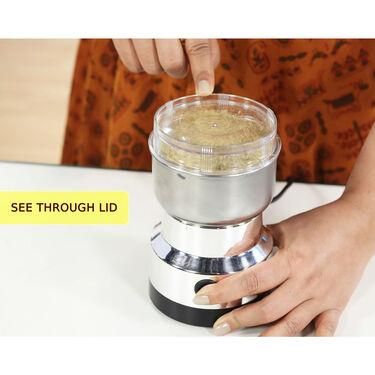 Electric Smash Machine, Multifunction Small Food Grinder Grain Grinder, Portable Coffee Bean Grinder