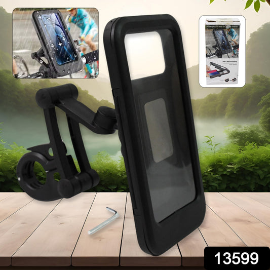 360 Rotation Bike Phone Mount Waterproof Cell Phone Holder